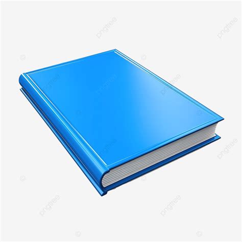 3d Rendering Blue Guide Book Isolated Book Reading Learning Png
