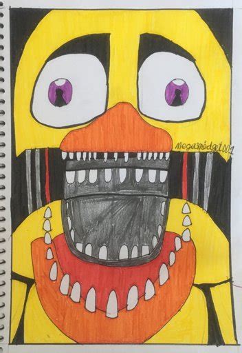 Chica Drawingclose Up For Ultimate Custom Night Five Nights At