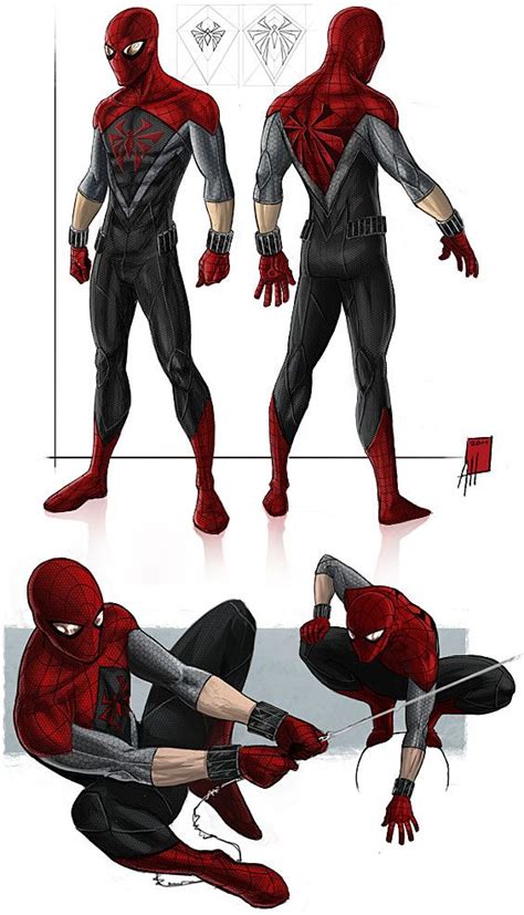 Spider Man Redesign By Albert Hulm Spectacular Spider Man Spiderman