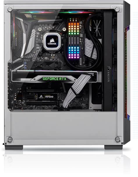 Icue 220t Rgb Airflow Tempered Glass Mid Tower Smart Case — White