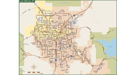 Las Vegas Attractions Map PDF FREE Printable Tourist Map Las Vegas