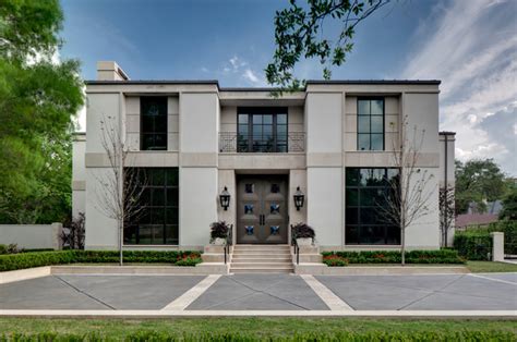 Texas Residence Contemporary Exterior Dallas By Domiteaux