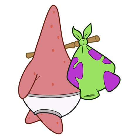 Patrick Star Eating Ice Cream