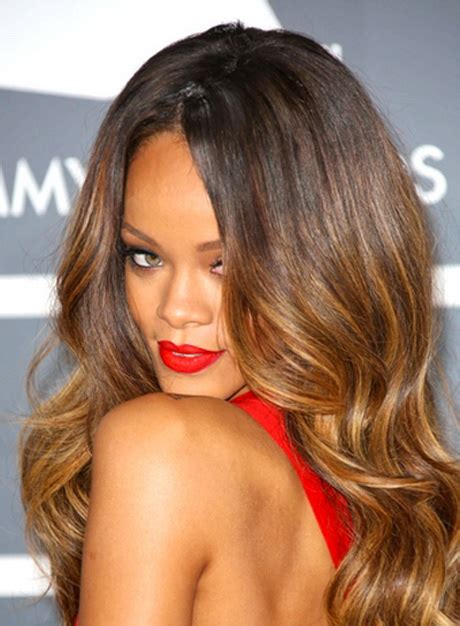 Rihanna Hairstyles Long Hair Style And Beauty