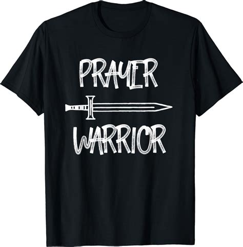 Prayer Warrior Church Bible Jesus Christian God Believer T