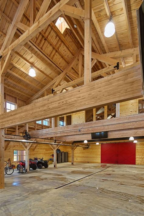 West penticton, bc v2a 1n2 canada. Car Barn Garage with Laminated Beams | Post & Beam ...