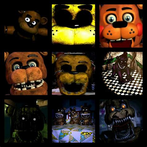 Evolution Of Freddy Fazbear Five Nights At Freddys Amino