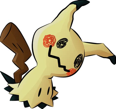 Mimikyu lives its life completely covered by its cloth and is always hidden. POKEDEX