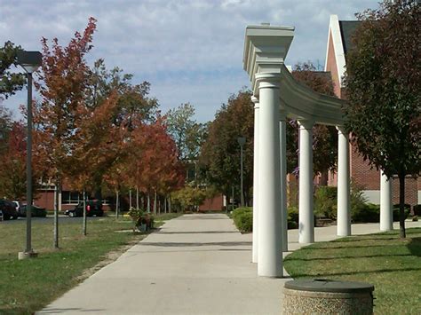 Colonnade Of The Serrick Center On Defiance College Campus Defiance