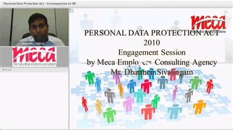 Malaysia's personal data protection act (2010) comprises of the following principles an important term that you should know with regards to the pdpa 2010 is data user. Personal Data Protection Act 2010 | Snippet MECA Webinar ...