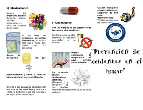 Folleto De Prevencion De Accidentes En El Hogar Para Niños