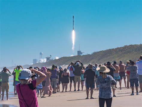 Spacex Falcon 9 Launch From Playalinda Beach 02032022 Spaceflight