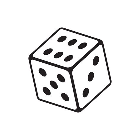 Dice Icon Vector Design Templates 15740107 Vector Art At Vecteezy