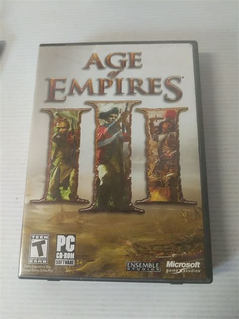 Age Of Empires Iii Pc Cd Rom Software Missing Disc 1 No Manual ~ 140