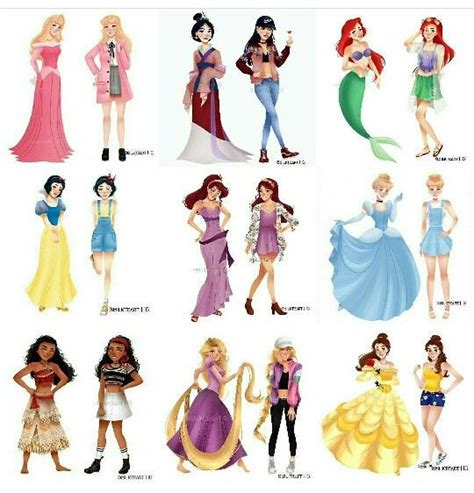Modern Disney Princesses Costumes