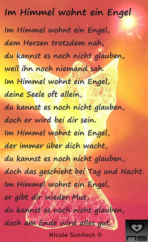 Mögen engel dich begleiten, wenn wir auseinander gehn. Hobbyautorin und Hobbykünstlerin - Gedichte und ...