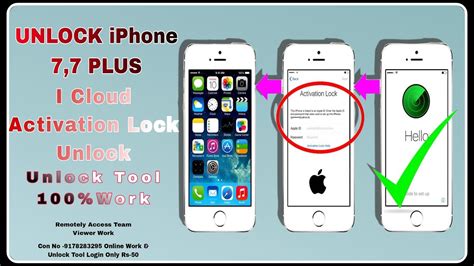 Iphone 7 Activation Lock Bypass Icloud Bypass 6 6s 7 7s Unlocktool