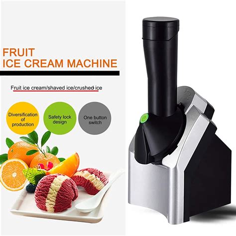 Ms Easy To Use Electric Frozen Fruit Ice Cream Maker Ice Cream Machine