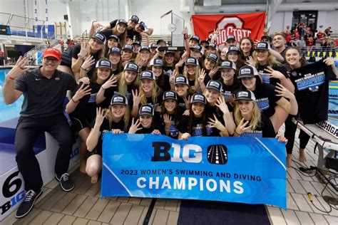 2023 Big Ten Womens Swimming And Diving Box Score