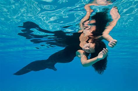 Dead Body Drowning Women Floating On Water Stock Photos Pictures