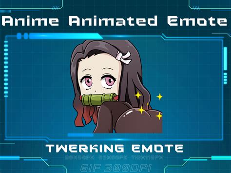 Demon Bamboo Girl Twerking Animated Emote Twerk Twitch Animated Emote