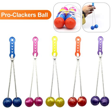 pro clackers ball with lights fidget clack balls on string shake impact ball tek tek latto