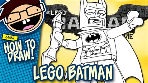 How To Draw Lego Batman The Lego Batman Movie Narrated Easy Step By