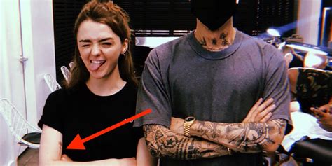 Game Of Thrones Star Maisie Williams Got 3 New Tattoos In One Day