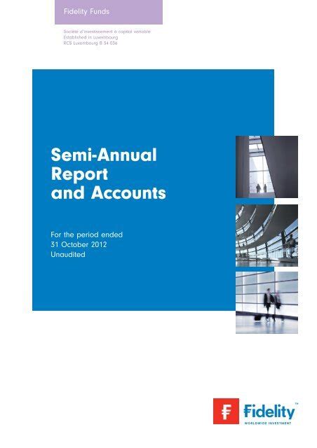 Semi Annual Report And Accounts Chartbookfid