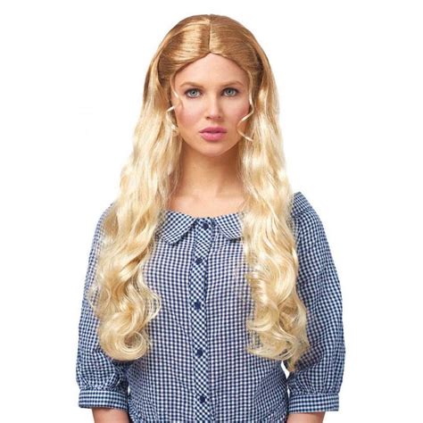 In Long Blonde Witch Wig Creepy Hollow Halloween Long Blonde Wig Wigs Costume Accessories
