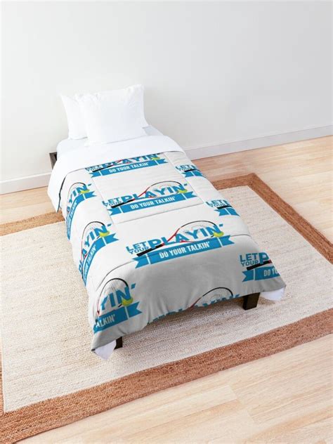 Tennis Let Your Playing Do The Talking Comforter By Miminova Make