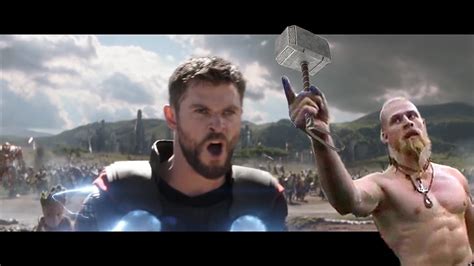Thor Arrives In Wakanda to the Technoviking Song - YouTube