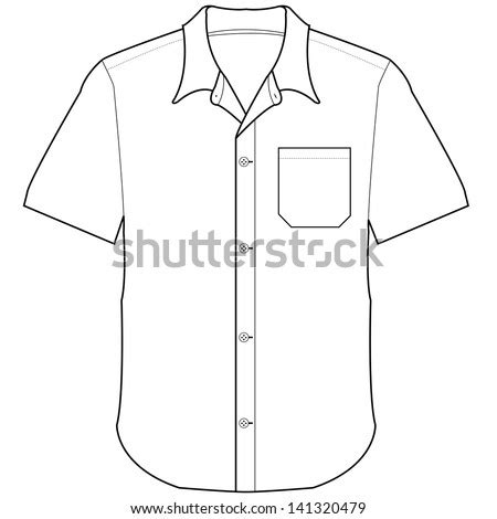 Short Sleeve Shirt Template