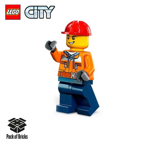 Lego City Construction Worker Male Pack Of Bricks