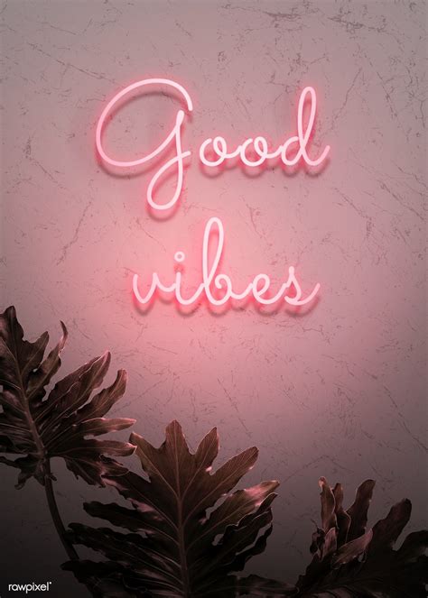 Maybe you would like to learn more about one of these? Download premium psd of Neon red good vibes on a wall ...