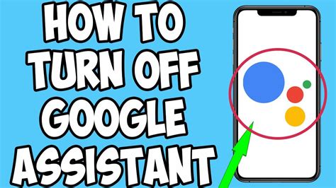 How To Turn Off Google Assistant On Android Disable Deactivate
