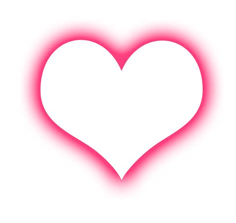 Glowing Heart Png Png Image Collection