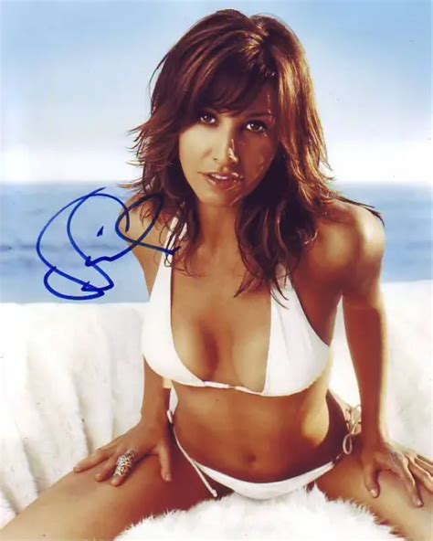 Gina Gershon Signed 8x10 Sexy Beach Bikini Photo W Hologram Coa 13440 Picclick