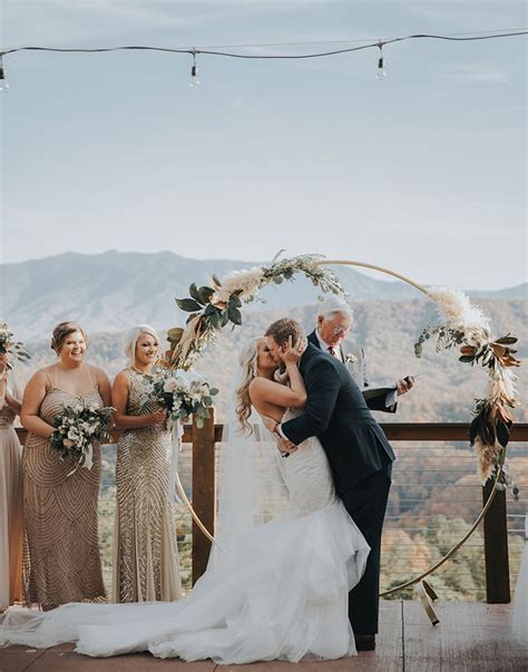 Romantic Fall Mountain Wedding Fall Mountain Romantic Wedding