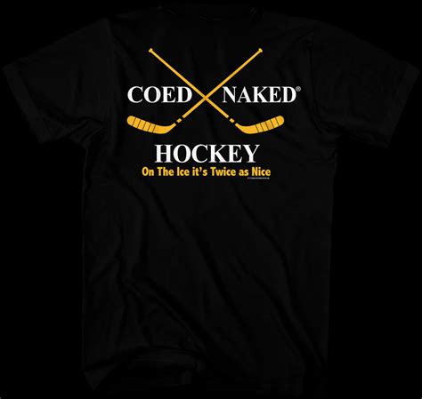 Hockey Coed Naked T Shirt