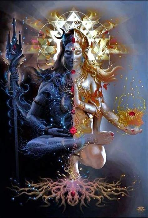 Ardhanareeswara Represents Lord Shiva And Goddess Parvati As One