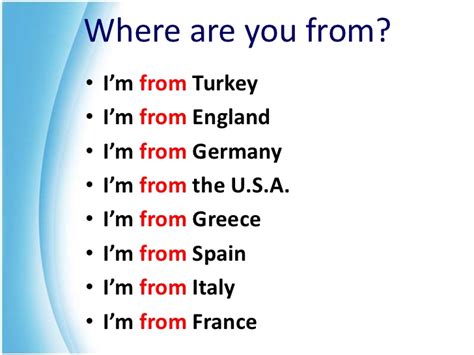 We Speak English Too Where Are You From Countries And Nationalities