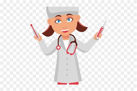 Nurse Clipart Needle Cartoon Hd Png Download 640x4801904829