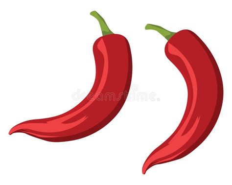 Two Hot Chili Peppers Stock Illustrations 208 Two Hot Chili Peppers