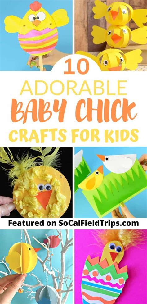10 Fun Baby Chick Crafts For Kids Socal Field Trips