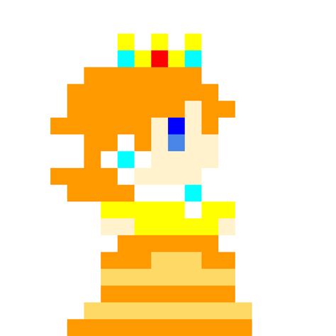 Princess Daisy Pixel Art