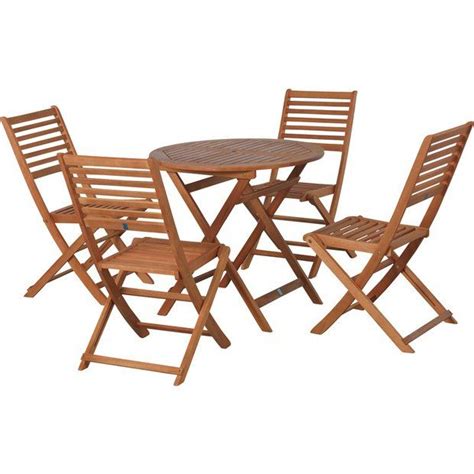 Buy Argos Home Newbury 4 Seater Wooden Patio Set | Patio sets | Argos