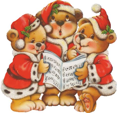 Christmas Caroling Bears Animated Christmas 2008 Christmas Photo