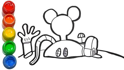 Mickey Mouse Clubhouse Drawing And Coloringhow To Draw Mickey Mouse