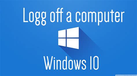 How to rename your pc in windows 10 information pcs on a network need unique names so they can identify and communicate with each other. How to log off a computer in Windows 10 - YouTube